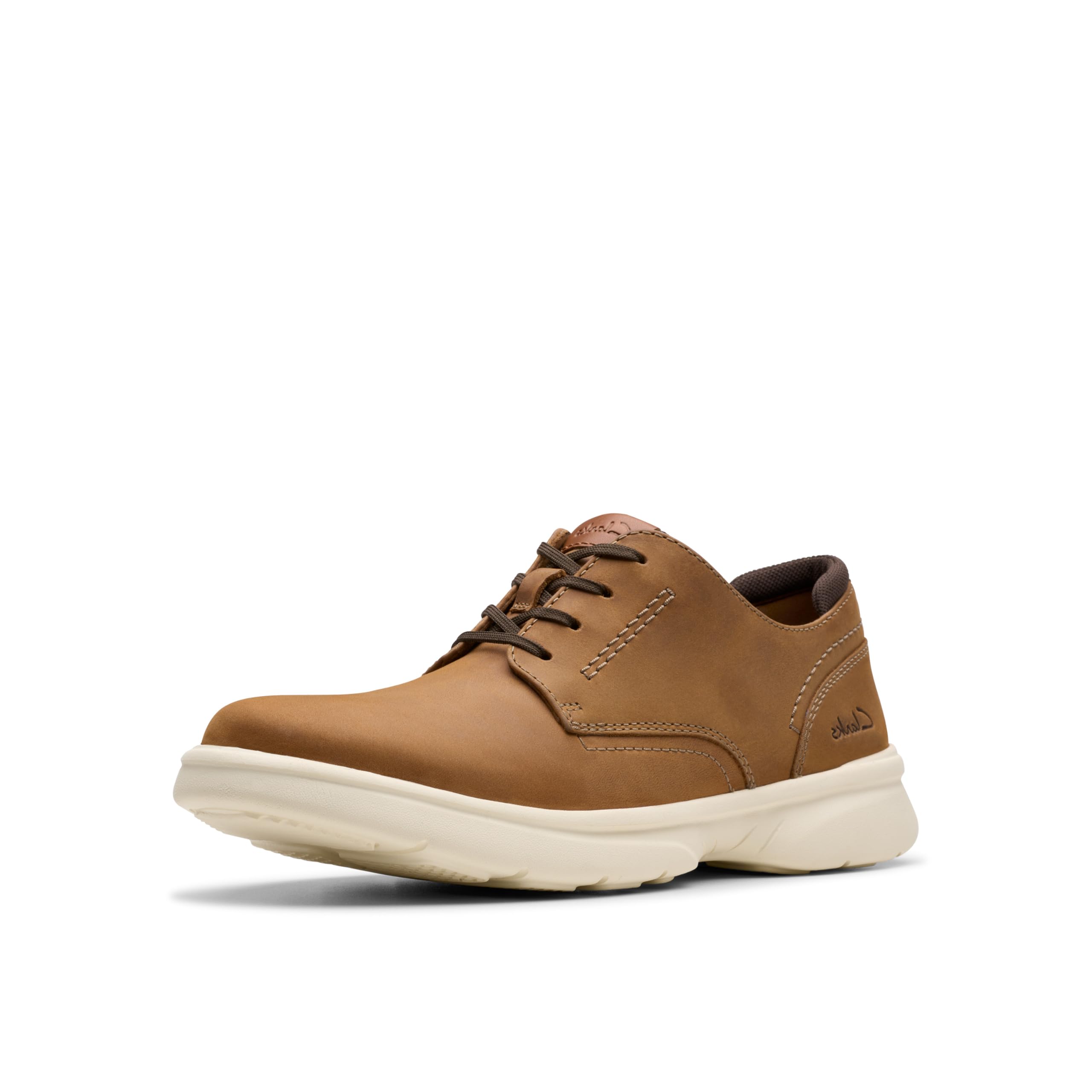 Clarks Clarks Collection Men's Bradley Plain Oxford, Light Brown Leather, 10 Medium US